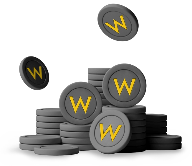 Wexo Token coins